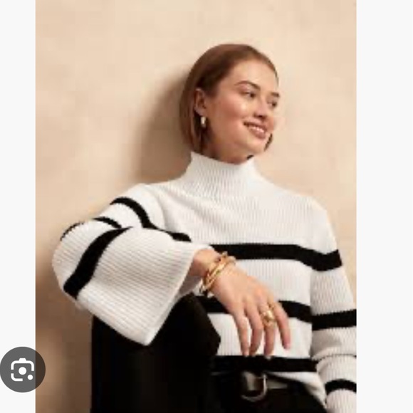 BANANA REPUBLIC Mariner Stripe Sweater - Picture 1 of 7